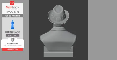 Vincent van Gogh Bust - Historical Warrior STL