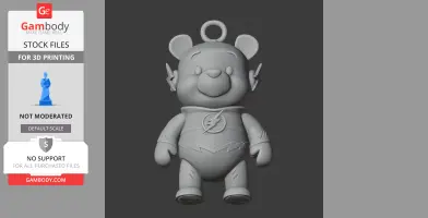 Winnie the Pooh Flash Ring Figure - Mashup Figure STL