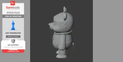 Winnie the Pooh Flash Ring Figure - Mashup Figure STL
