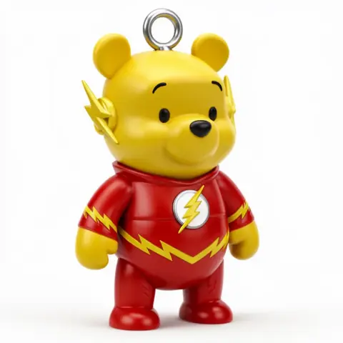 Winnie the Pooh Flash Ring Figure - Mashup Figure STL