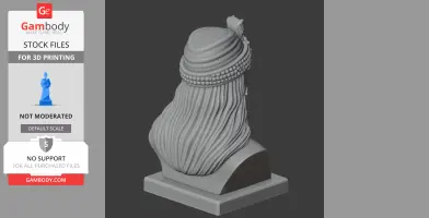 Vlad the Impaler Bust - Historical Warrior STL