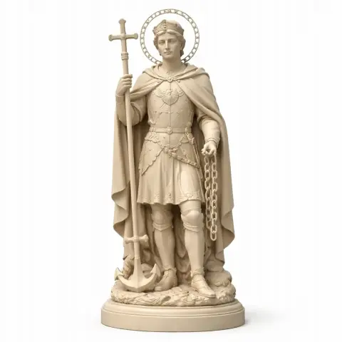 Saint Adjutor - Devotional Statue - STL 3D Print