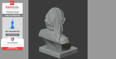 Voltaire Bust - Historical Warrior STL