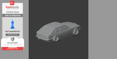 BMW 6 Series (E24) - Scale Vehicle STL
