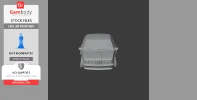 BMW 6 Series (E24) - Scale Vehicle STL