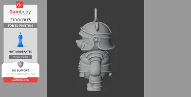 Winnie the Pooh Gladiator Ring Figure - Mashup Figure STL