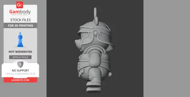 Winnie the Pooh Gladiator Ring Figure - Mashup Figure STL