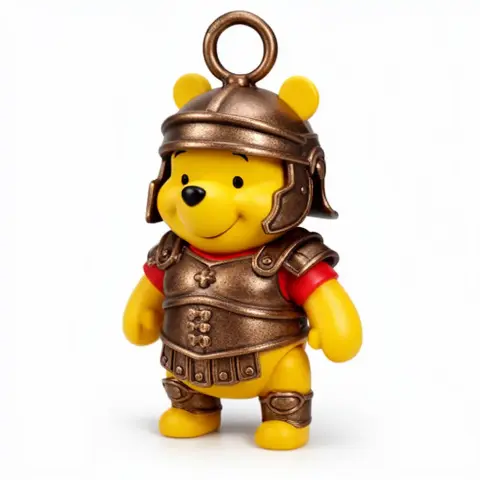 Winnie the Pooh Gladiator Ring Figure - Mashup Figure STL