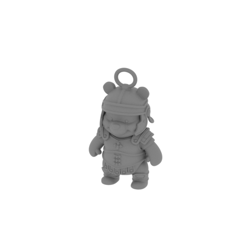 Winnie the Pooh Gladiator Ring Figure.stl