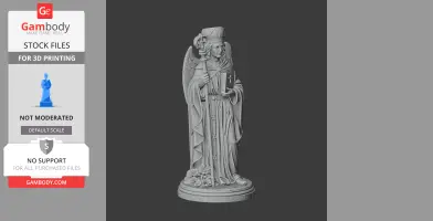 Saint Adolf of Osnabruck - Devotional Statue - STL 3D Print