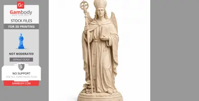 Saint Adolf of Osnabruck - Devotional Statue - STL 3D Print