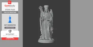 Saint Adolf of Osnabruck - Devotional Statue - STL 3D Print