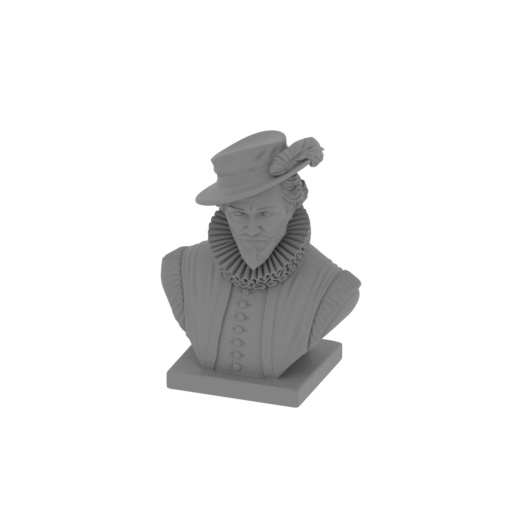 Walter Raleigh Bust.stl