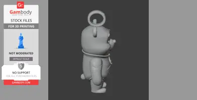 Winnie the Pooh Green Lantern Ring - Mashup Figure STL