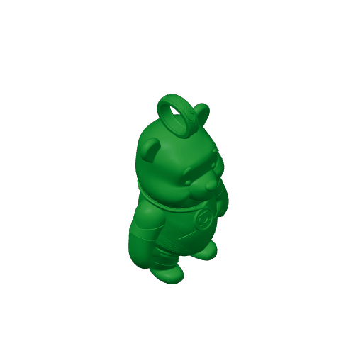 Winnie the Pooh Green Lantern Ring Figure.3mf