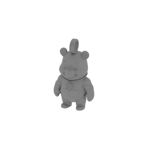 Winnie the Pooh Green Lantern Ring Figure.stl