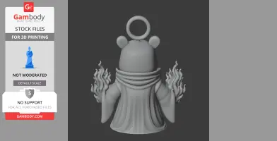 Winnie the Pooh Hades Ring Figure - Mashup Figure STL