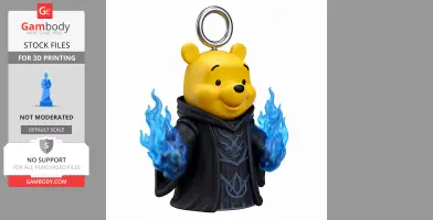 Winnie the Pooh Hades Ring Figure - Mashup Figure STL