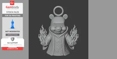 Winnie the Pooh Hades Ring Figure - Mashup Figure STL