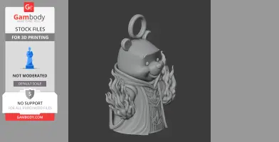 Winnie the Pooh Hades Ring Figure - Mashup Figure STL