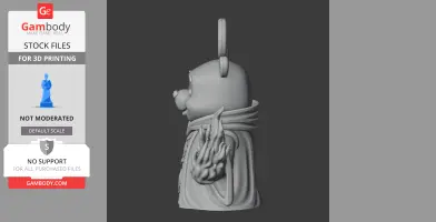 Winnie the Pooh Hades Ring Figure - Mashup Figure STL