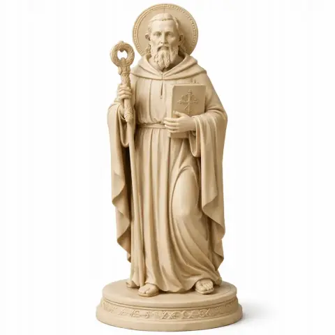 Saint Adomnan - Devotional Statue - STL 3D Print