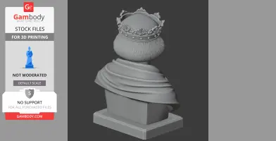 William the Conqueror Bust - Historical Warrior STL
