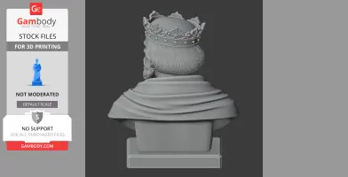 William the Conqueror Bust - Historical Warrior STL