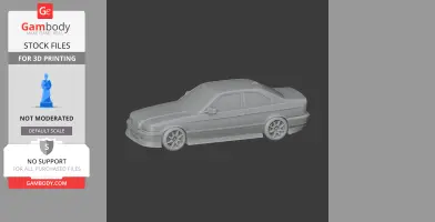BMW E36 - Scale Vehicle STL