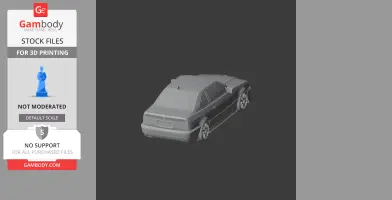 BMW E36 - Scale Vehicle STL