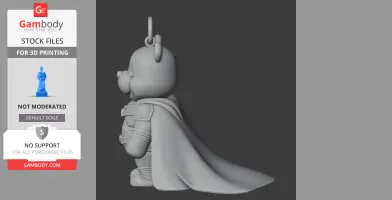 Winnie the Pooh Homelander Ring Figure - Mashup Figure STL