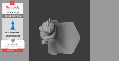 Winnie the Pooh Homelander Ring Figure - Mashup Figure STL
