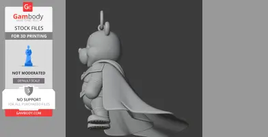 Winnie the Pooh Homelander Ring Figure - Mashup Figure STL