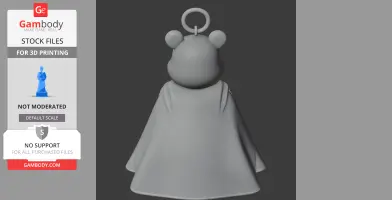 Winnie the Pooh Homelander Ring Figure - Mashup Figure STL