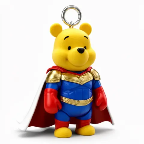 Winnie the Pooh Homelander Ring Figure - Mashup Figure STL