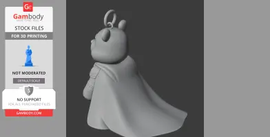 Winnie the Pooh Homelander Ring Figure - Mashup Figure STL