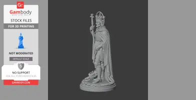 Saint Adrian van Hilvarenbeek - Devotional - STL 3D Print