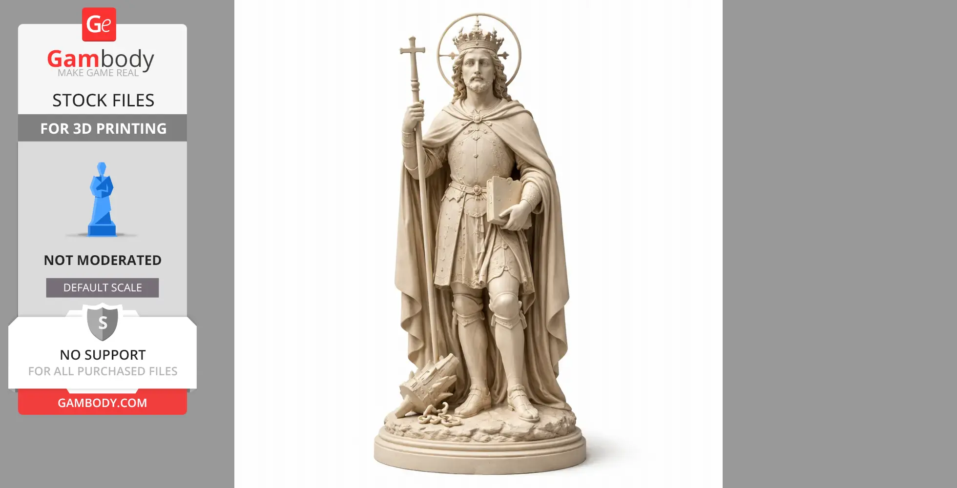 Saint Adrian van Hilvarenbeek - Devotional - STL 3D Print