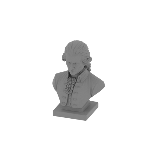 Wolfgang Amadeus Mozart Bust.stl