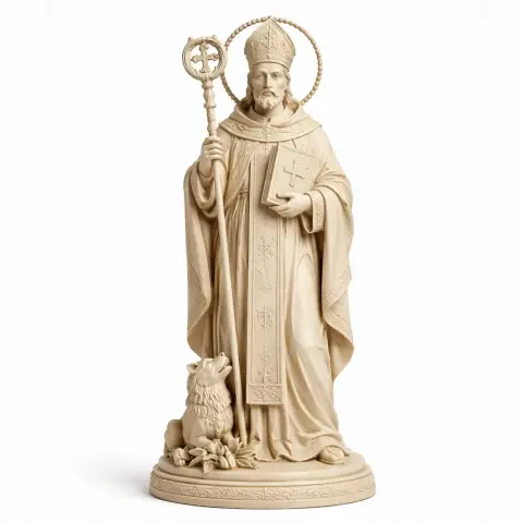 Saint Adulf - Devotional Statue - STL 3D Print