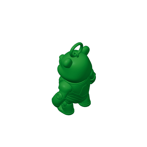 Winnie the Pooh Iron Man Ring Figure.3mf