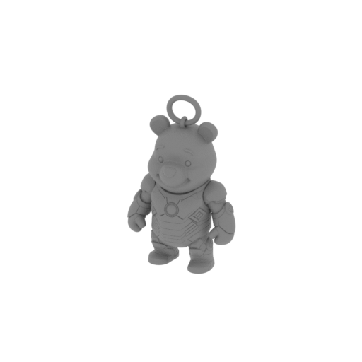 Winnie the Pooh Iron Man Ring Figure.stl