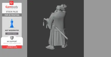 Yagyu Jubei Samurai Classic - Historical Warrior STL