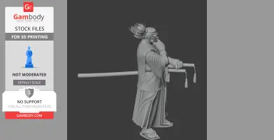 Yagyu Jubei Samurai Classic - Historical Warrior STL