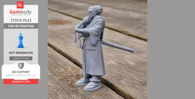 Yagyu Jubei Samurai Classic - Historical Warrior STL
