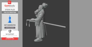 Yagyu Jubei Samurai Classic - Historical Warrior STL