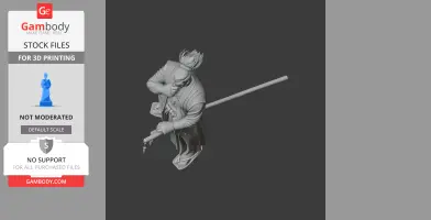 Yagyu Jubei Samurai Classic - Historical Warrior STL