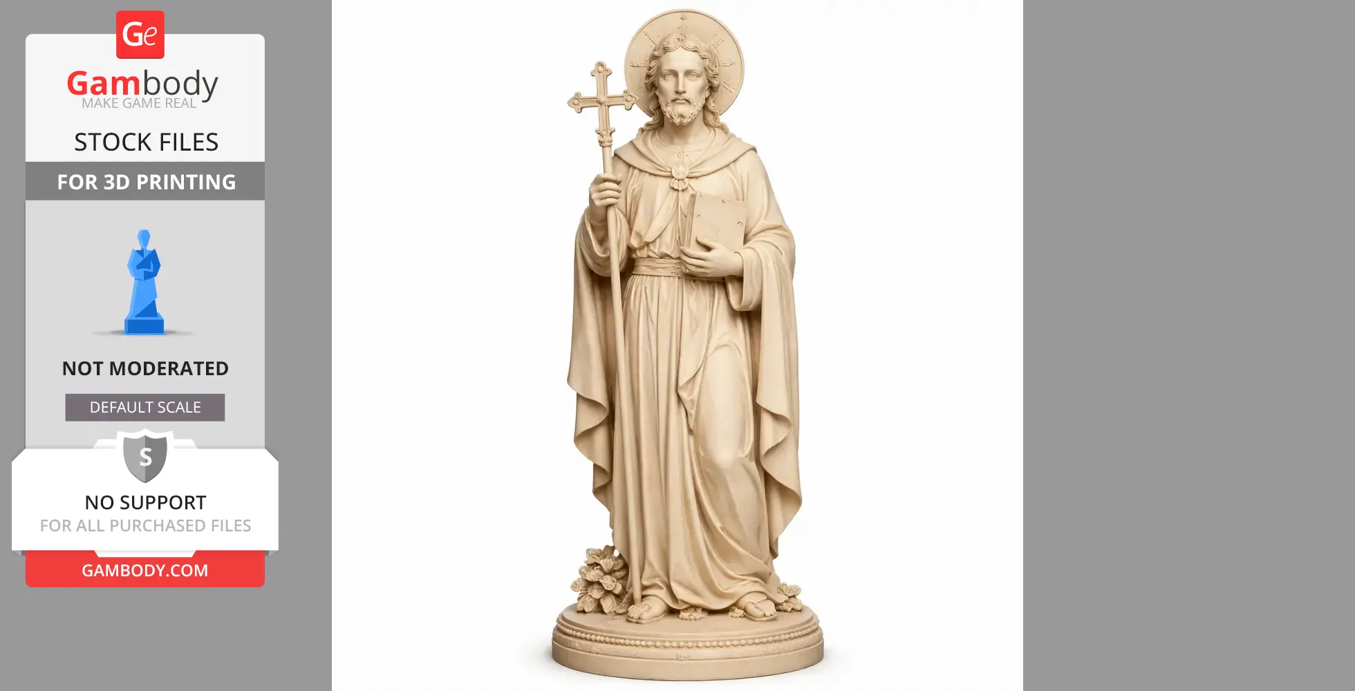 Saint Aedesius of Alexandria - Devotional - STL 3D Print