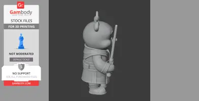 Winnie the Pooh Jedi Ring Figure - Mashup Figure STL