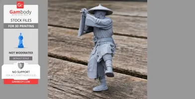 Yamana Sozen Samurai Classic - Historical Warrior STL